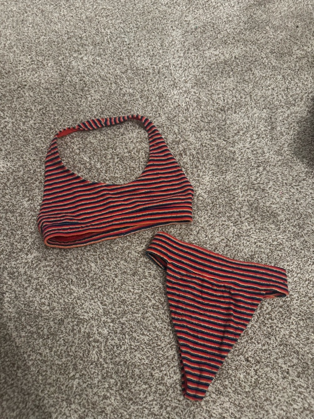 Frankie’s Bikini Terrycloth Halter Bikini